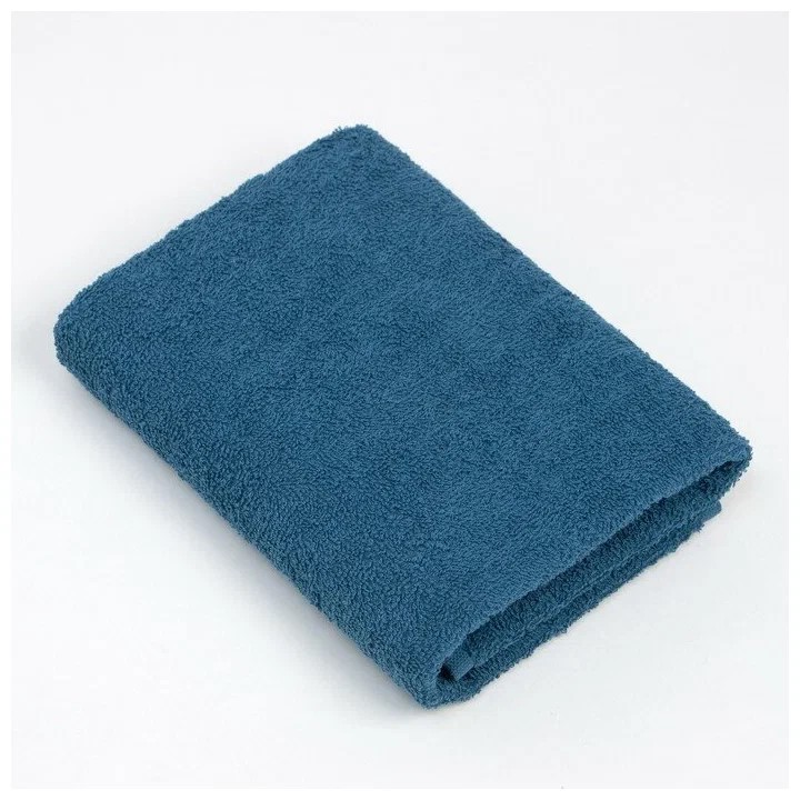 Полотенце махровое БТК Бирюзово-синий (TEAL BLUE) фото
