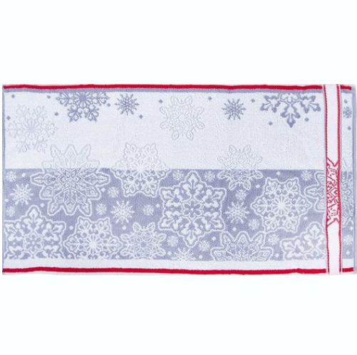 Махровое полотенце Снежный вальс-2 4695 фото