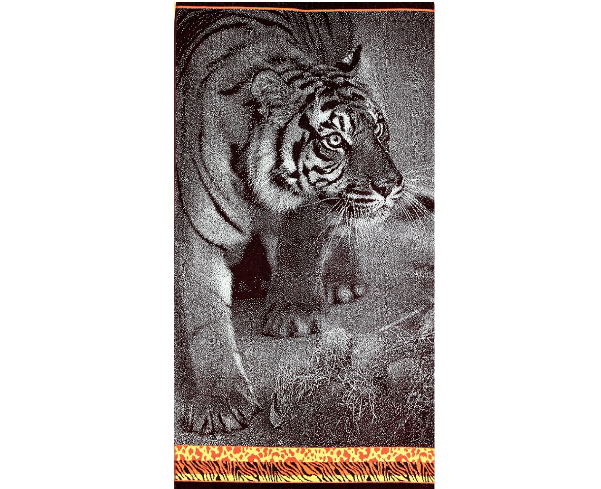 Махровое полотенце Тигр 3623 фото