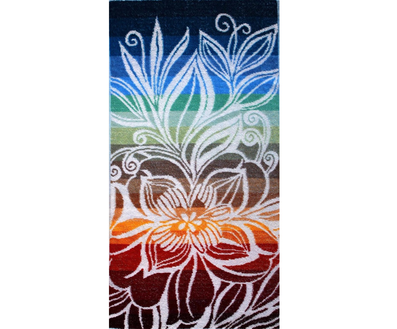 Махровое полотенце Цветущий сад-3 4744 фото