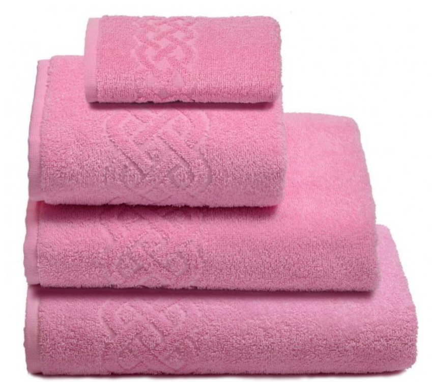 Махровое полотенце ПЛ Plait Розовый (128) фото