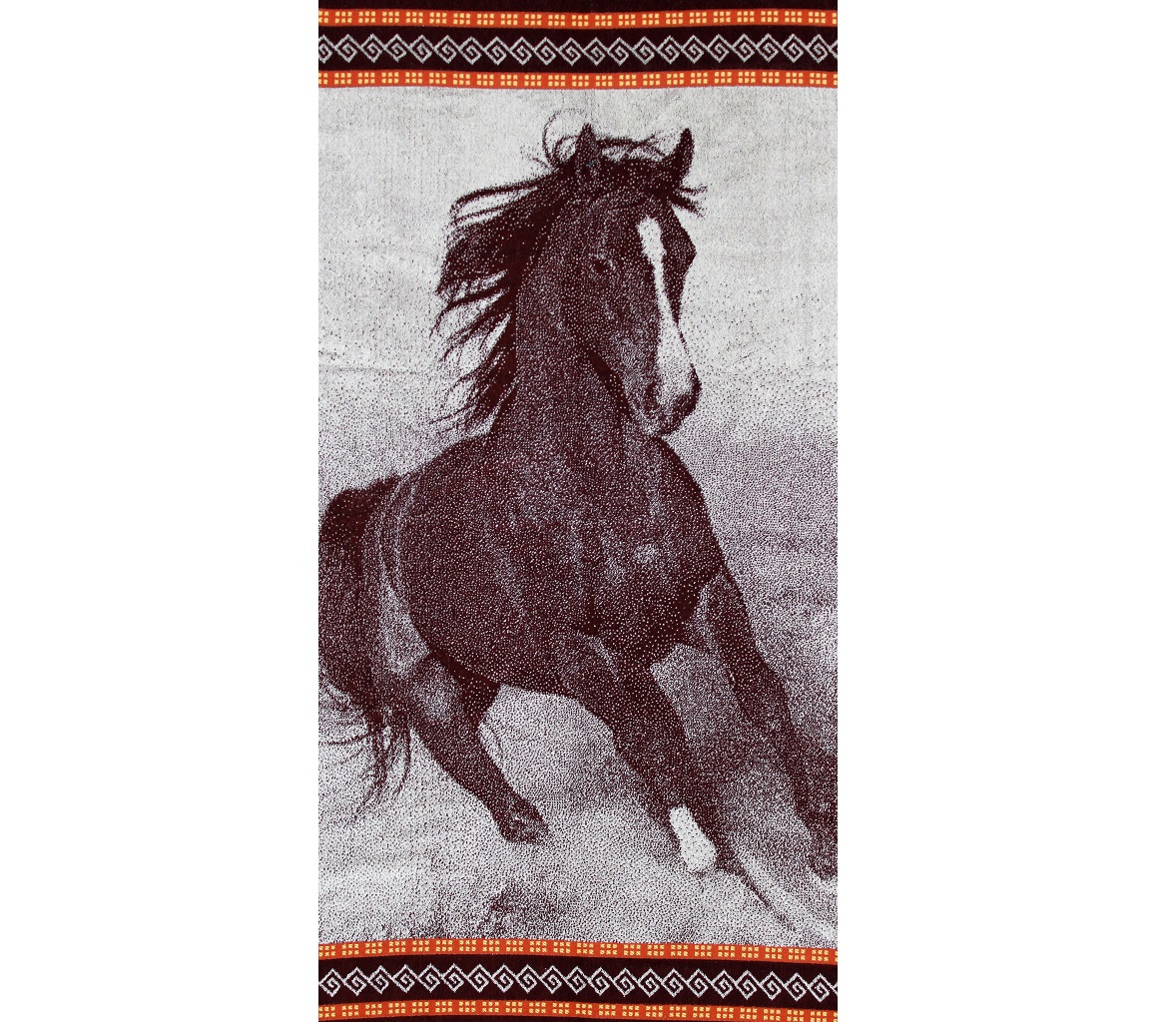 Махровое полотенце Лошадь доби 3624 фото