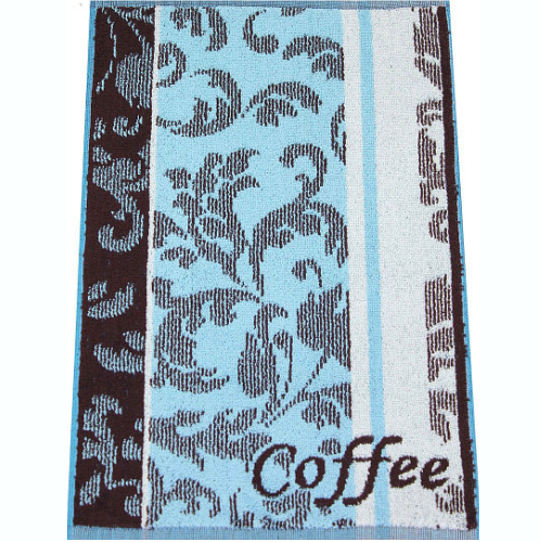 Махровое полотенце Кофе-орнамент 4556  фото
