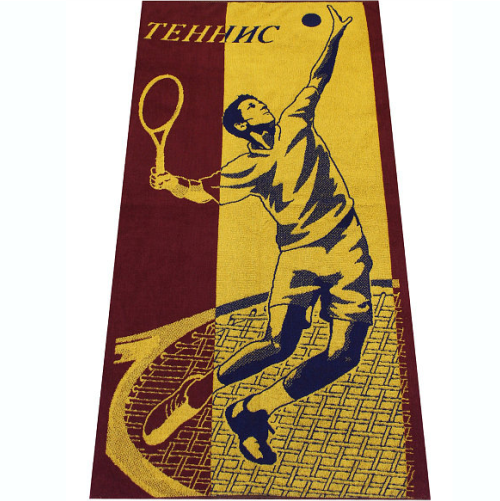 Махровое полотенце Теннис 1497 фото