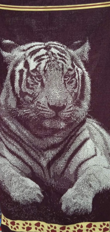 Махровое полотенце Тигр 6580 фото