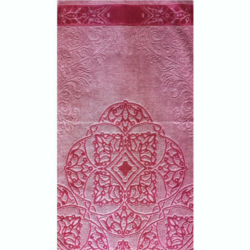 Махровое полотенце Орнамент 4845Б фото